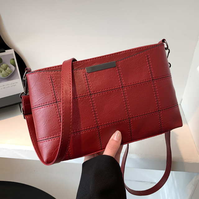 High Quality PU Leather Shoulder Crossbody Bags For Women 2020 New Luxury Handbag Female Bags Designer Messenger Bag Sac A Main