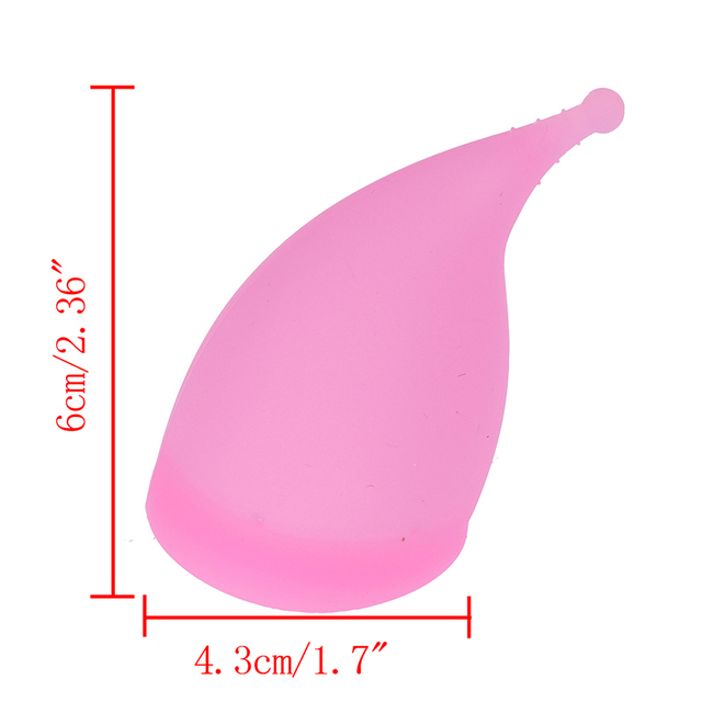 1pc Medical Silicone Menstrual Cup Feminine Hygiene Menstrual Period Cup Lady Health Care Cup