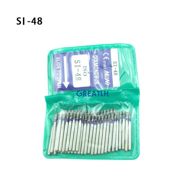 FG Diamond dental burs, high speed, for polishing and smoothing teeth