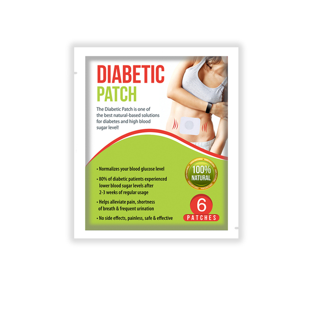 6-12pcs Diabetic Patch Chinese Natural Herbal Cure Low Blood Glucose Therapy Relief Diabetes Medical Plaster Health Care
