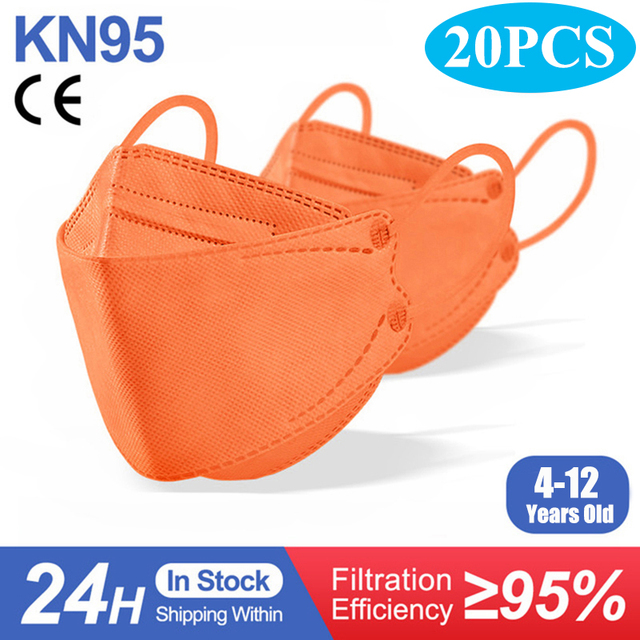 Kids kn95 Masks ffp2mascarillas Fish ffp2 Ninos Child Respirator Mouth Mask Respirator N95 Mask KN95 Mascarillas Infantil