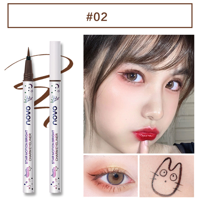 8 Colors New Waterproof Long Lasting Eyeliner Colorful Matte Liquid Eyeliner Pencil Pigment Party Permanent Natural