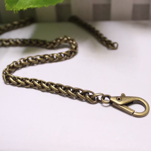 2021 New Fashion O Shape Metal Chain Bag Replacement Purse Chain Shoulder Crossbody Bag Strap for Mini Handbag DIY Handle