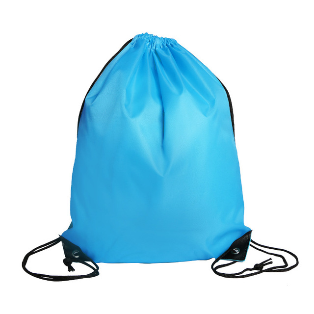 Summer Outdoor Portable Sports Bag Thicken Drawstring Strap Riding Backpack Gym Drawstring Shoes Bag Clothes Backpacks Waterproof