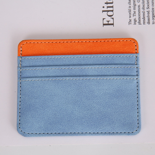 PU thin card holder multi-purpose female student card holder bank card holder credit card holder portable holder