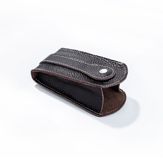 Genuine Leather Wallet with Key Clip for Men, Soft Leather Wallet with Pull Pattern for Home Keys, Keychain Holder, Wallet