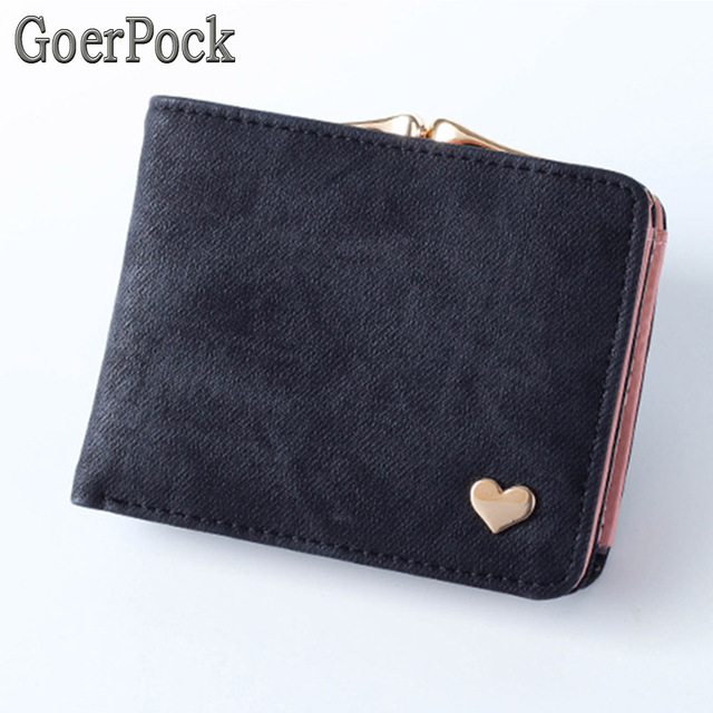 Denim Wallet Hot New Ladies Wallet Small Buckle Slim Wallet Ladies Wallet Card Package Brand Wallet Fashion Women Christmas Gifts