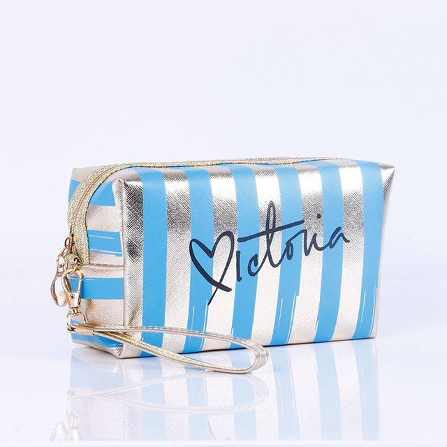 Waterproof Laser Zipper Cosmetic Bags Women Neceser Make Up Bag Pouch PVC Wash Makeup Bag Travel Organizer Case Mujer Bolsas