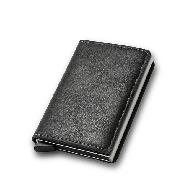 Carbon Fiber Rfid Card Holder Men Wallets Money Bag Male Vintage Black Male Wallet 2021 Leather Small Small Slim Wallets Wallets