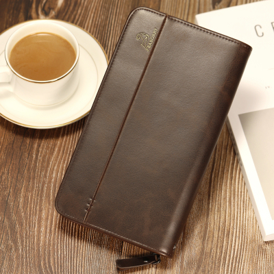 Men's Clutch Multifunction Creative Mobile Wallet Long Wallet Long Wallet Coin Passport Bag For Men Credit Card Holder