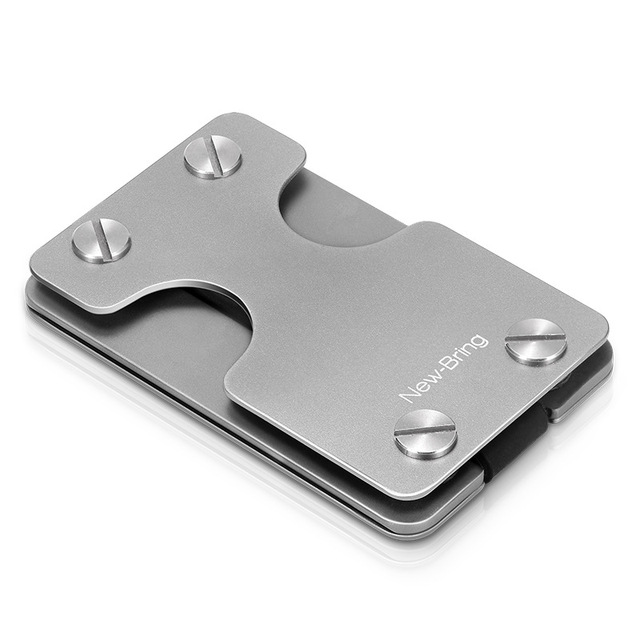 Newring Key Case Money Clip Metal Wallet ID Card Holder Money Holder With Bottle Opener Anti-theft Multifunction Card Wallet