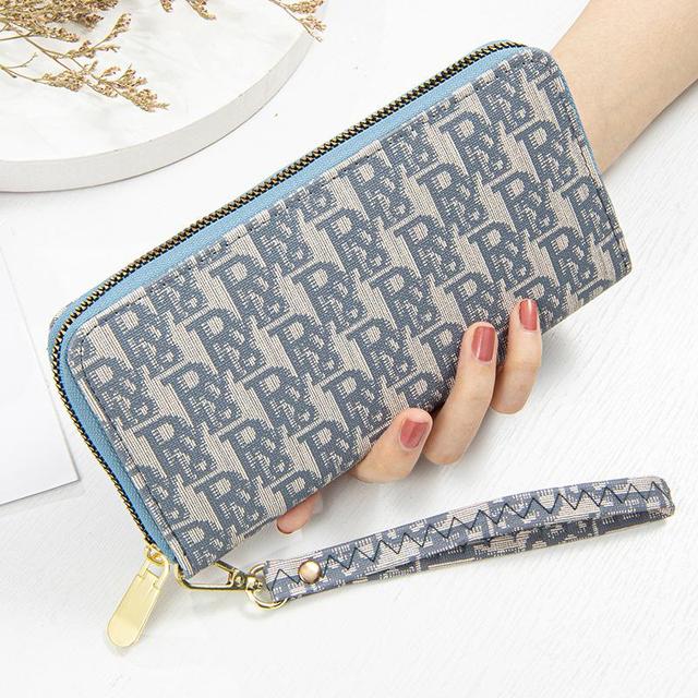 DNRXBD Long Women Wallet New Female Purses Coin Purse Card Holder Women Leather Wallets Clutch Bag Money Bag Purses Carteira