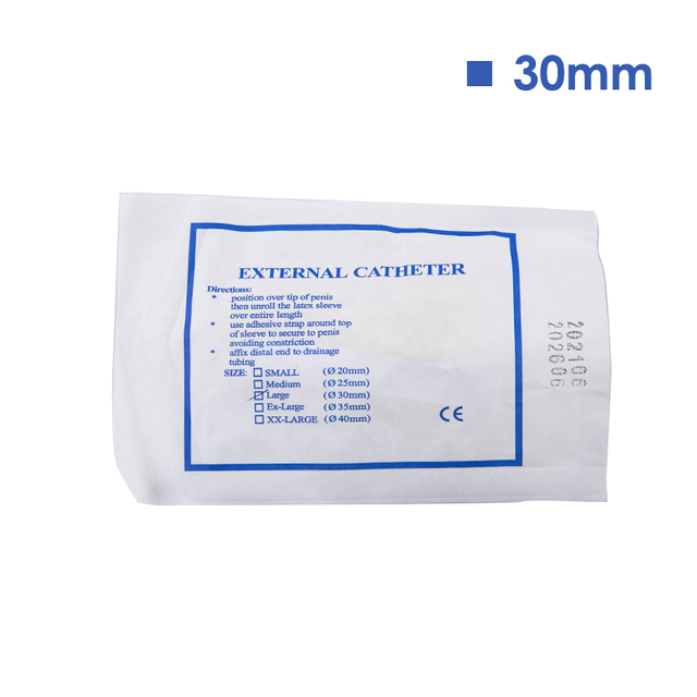 5pcs Male External Catheter Disposable Urine Collector Latex Urine Bag CE FDA