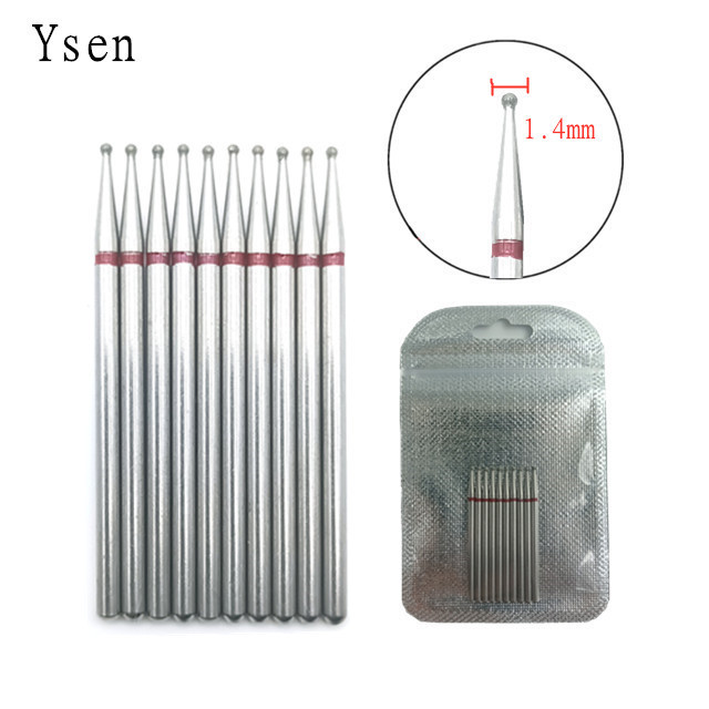 10pcsSet Diamond Nail Drill Bit Artery Electric Cutters For Pedicure Manicure Files Cuticle Burr Nail Tools Accessories