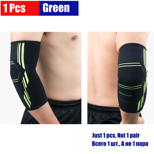 1PC Elbow Brace Fitness Compression Support Sleeve for Tendonitis, Tennis Elbow, Golf Elbow Therapy, Reduce Joint Pain