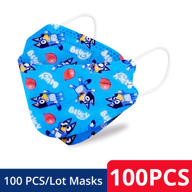 50-200pcs FPP2 Children's Mask KN95 Cartoon Face Mask Reusable Dustproof Breathable Protective For Boys Girl 4-12 Years Mascarilla