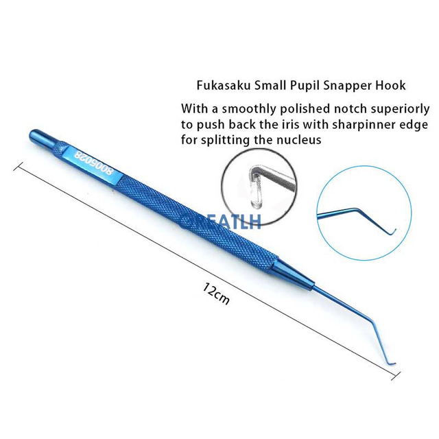 Ophthalmic Nlchamln Vaku Chopper and Fukasaku Small Pupil Snaphawk Ophthalmology Devices