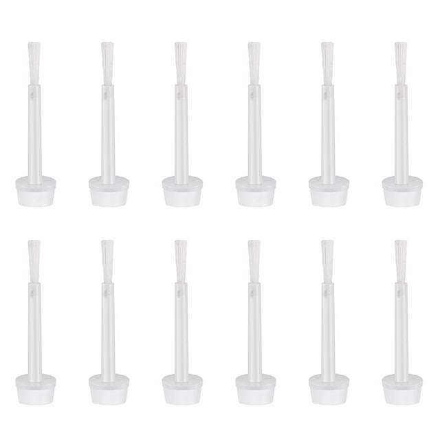 100pcs Nail Polish Replacement Brushes Dipping Liquid Applicator Brushes Manicure Tools Nail Art Glass Drawing Bottle Brush Tool