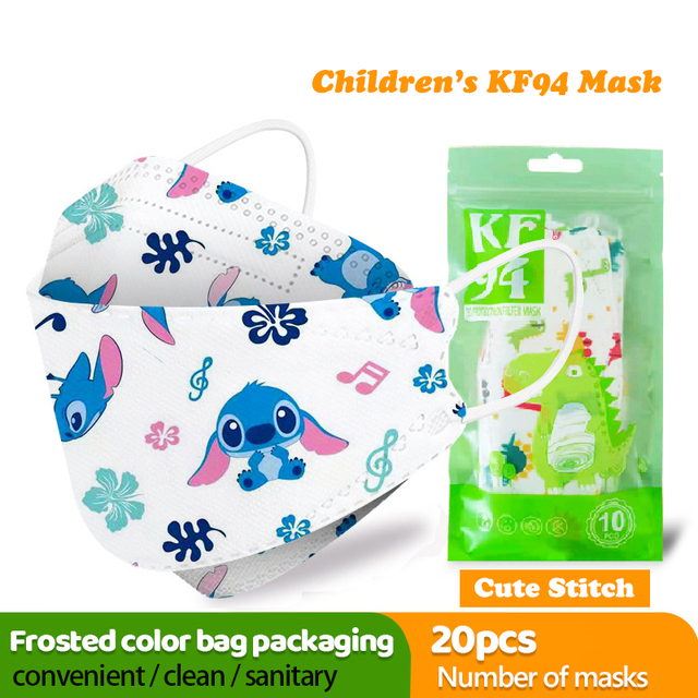 Cartoon Approval FFP2 Masque 4-layer Anti Dust Filter Reusable Protective Mascarillas kf94 Approved Cute Mouth Face Masks Covers