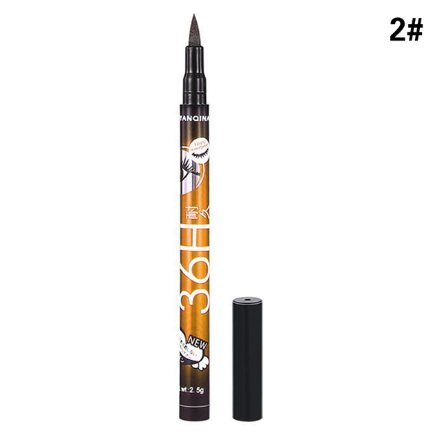 Professional Liquid Eyeliner Pencil Waterproof 36 Hours Liquid Quick Dry Long Lasting Soft Makeup Tools TSLM1 1pc