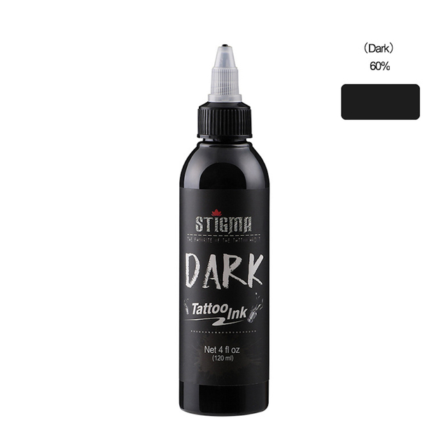 1pc 120ml 4 Colors Tattoo Ink Black Long Lasting Semi Permanent Tattoo Supplies Professional Microblading Ink for Body Art Painting
