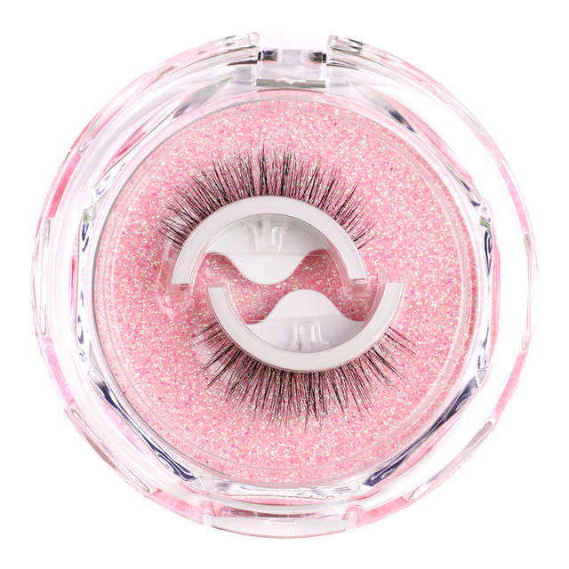 3D False Eyelashes Reusable Self-adhesive Fake Eye Lashes Glue Free Easy to Wear Natural Eyelashes Extension Makeup Tool