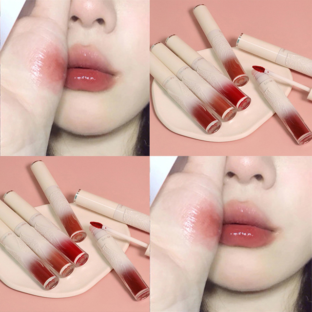 Moisturizing Mirror Glass Lipstick Matte Velvet Lip Gloss Waterproof Lip Stick Long Lasting Women Sexy Lipstick Cosmetic Makeup