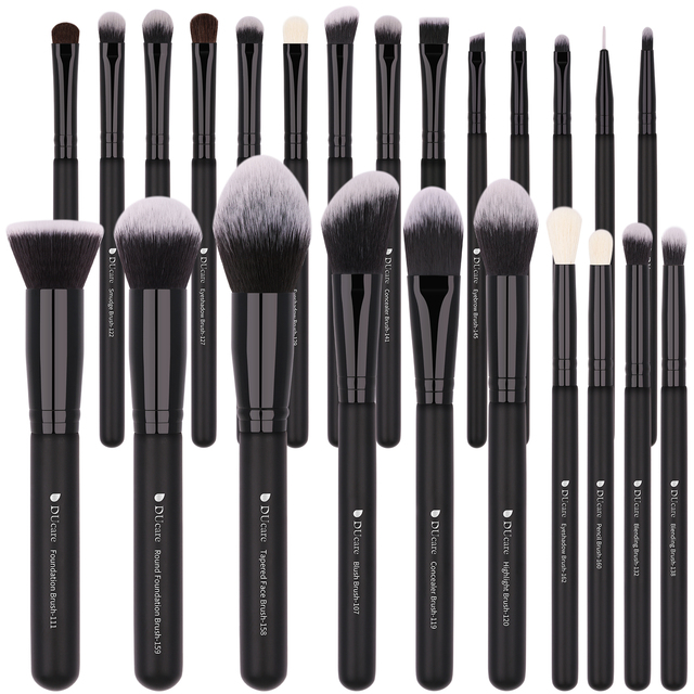 DUcare Makeup Brushes Set 8- 27pcs Powder Foundation Eyeshadow Synthetic Goat Hair Cosmetics Make Up Brush pinceaux de maquillage