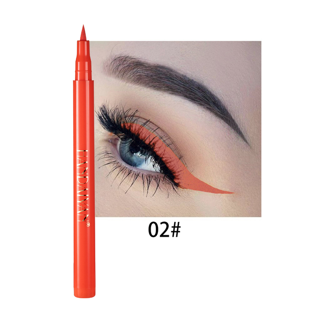 Colorful Liquid Eyeliner Waterproof Gel Eyeliner Stamp Pen Pencil Long Lasting No Blooming Waterproof Eye Liner Makeup Tools