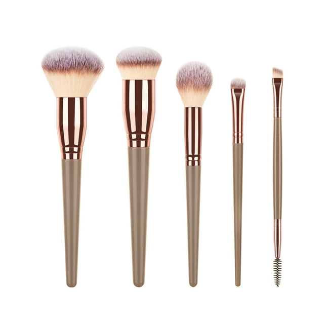 Loebig 5/7 Makeup Brushes Beauty Tool Set Cosmetic Powder Brushes Foundation Blush Contour Eye Shadow Eyebrow Lashes Make Up Brush