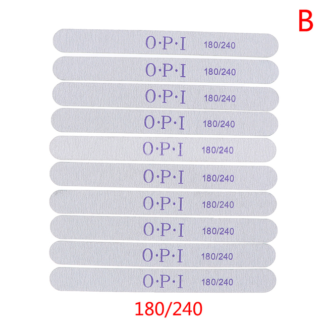 10 قطعة/5 قطعة الخشب ملف الأظافر 100/180 180/240 المهنية مزدوجة الجانب مسمار الفن الرملي عازلة الملفات