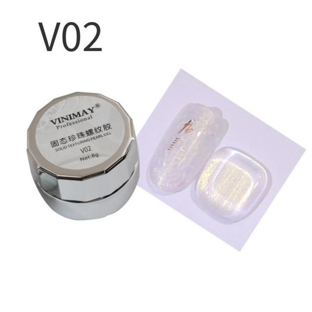 8ml Multi Shell Gel Nail Polish Semi Permanent Varnish UV Gel Base Top Coat for Nail Polish Gel DIY Nail Glitter Gel