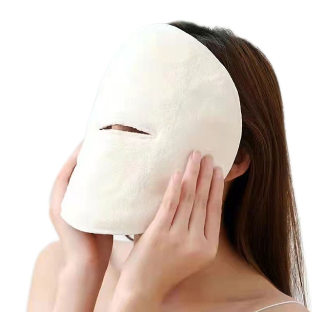 D2TA Hot Face Care Compress Face Towel Headband Wristband Coral Fleece Hair Mask Soft Toweling Hairband Bath Spa