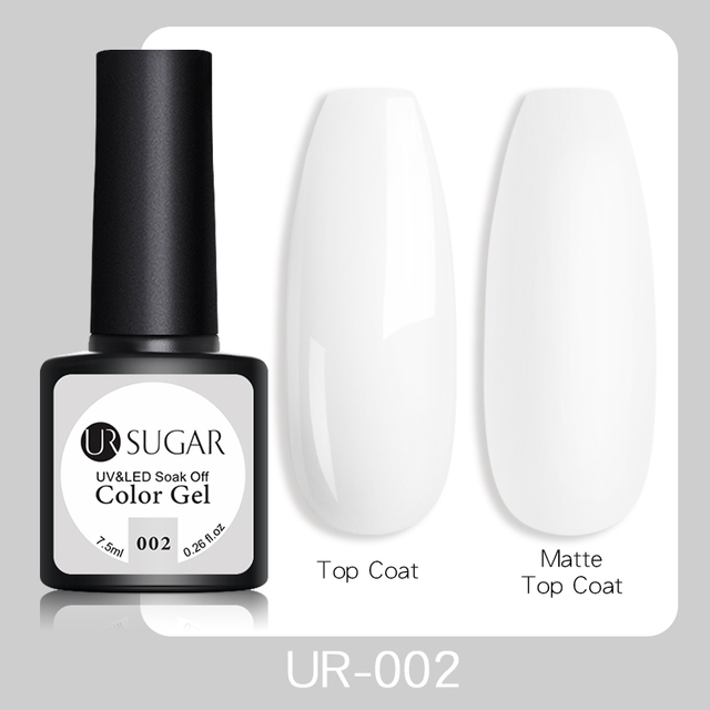 ur sugar 7.5ml gel nail polish nail color soak off uv gel varnish semi permanent uv gel nail art varnish base top coat