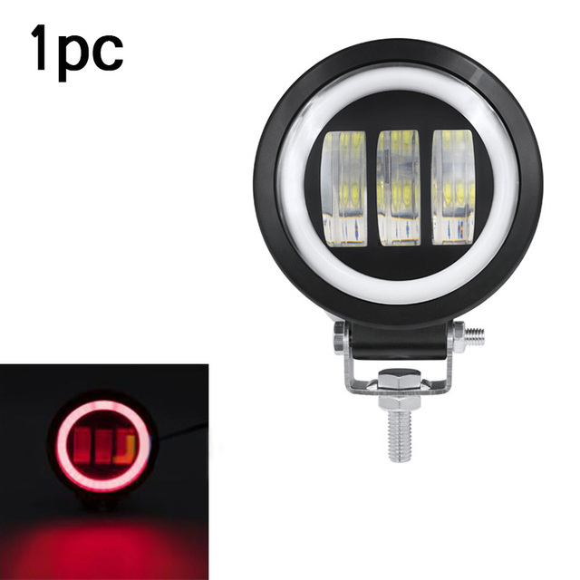 2pcs LED Work Light 12V 30W Fog Lights Waterproof 4x4 Offraod SUV Motorcycle Auto Car Auxiliary Headlight Led Round Car Lights