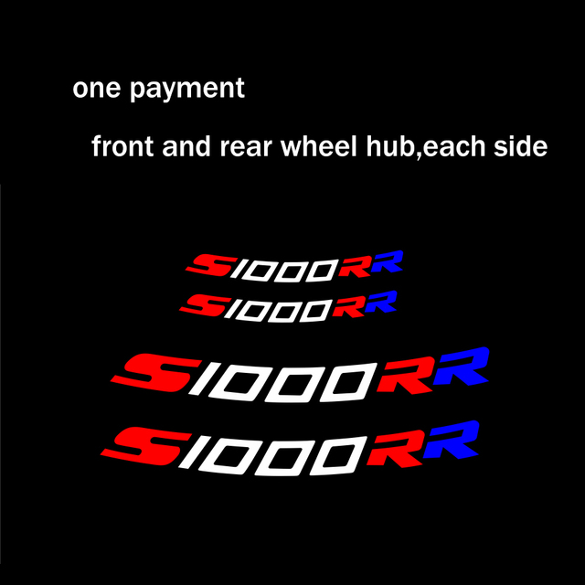 Used to customize the motorcycle inner rim for BM W 1000RR before and after wheel refurbishment sticker, waterproof and reflective rim