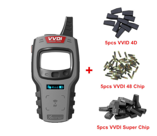 Xhorse VVDI Mini Key Tool Remote Key Programmer with Free 96bit 48- Clone Function Support IOS and Android Global Version