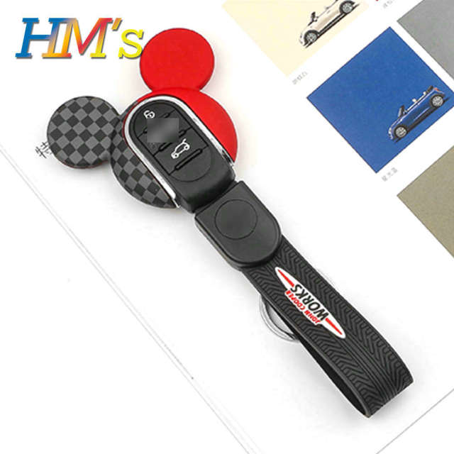 Car Styling Accessories For MINI JCW Cooper One S Countryman F60 F54 F55 F56 F57 Cars Key Cover Chain Keychain Holder