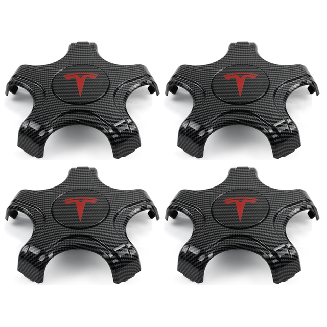 4pcs/set Wheel Center Wheel Cap Cover Center Rim Cap For Tesla Model 3S X