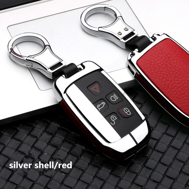 Zinc Alloy Key Case Shell New CarKey Cover Set for Land Rover Range Rover Sport Evoque Freelander2 for Jaguar XF XJ XJL XE C-X16