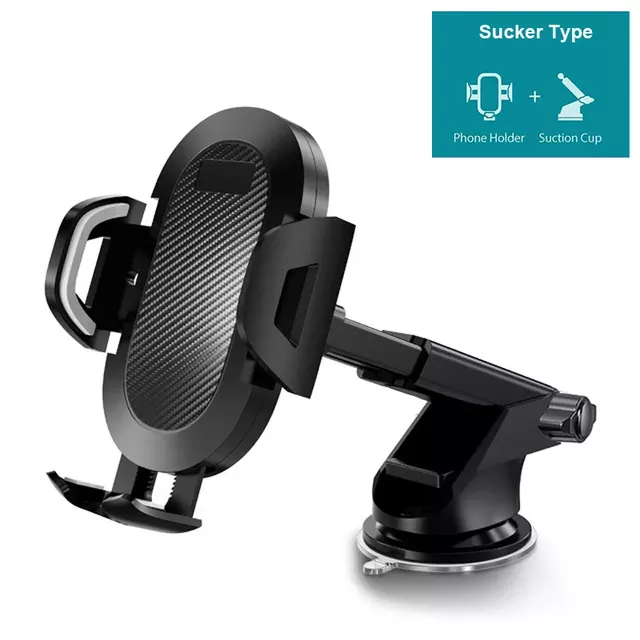 Car Phone Mount Long Arm Suction Cup Sucker Car Phone Holder Mobile Cell Holder Support for iPhone Huawei Xiaomi Redmi Samsung