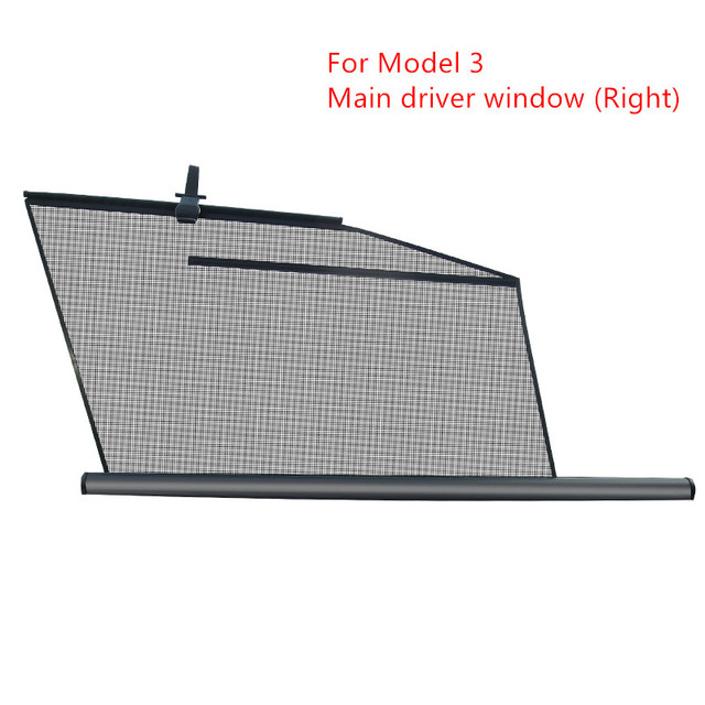 Side Window Sunshade For Tesla Model 3/Y Sunshade Car Curtain Heat Insulation Mesh Sun Visor Summer Protection Accessories