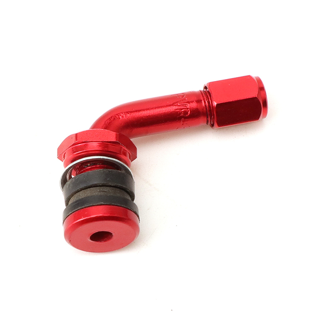 1PC Alloy Rubber Straight Valve/Curve Tubeless Tire Valve Bicycle Auto Parts Tire Valve Accessories 5 Colors