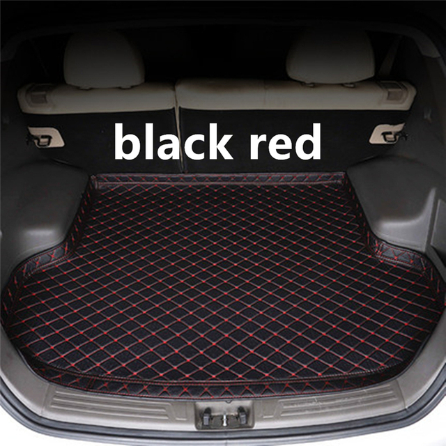 Sengayer Car Trunk Mat All Weather Auto Tail Boot Luggage Pad Carpet High Side Cargo Liner Fit For Nissan Tiida 2006 2007-2021