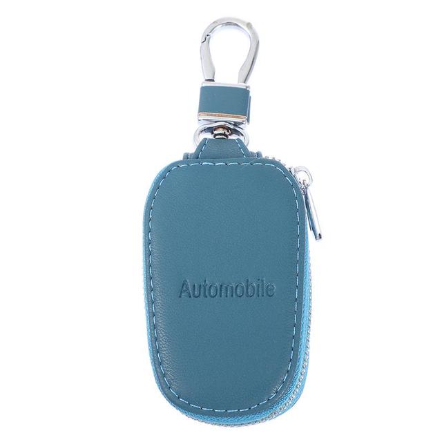 1pc Durable Car Key Bag Fashion Vehicle Key Pouch Portable Car Key Bag Key Cover Key Holder Auto Accessories