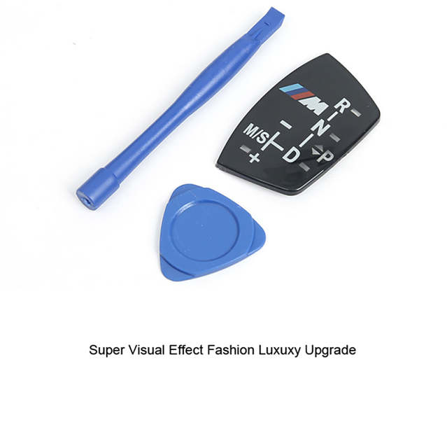 Car Shift Knob Panel Gear Button Cover Logo M Performance Sticker For BMW X1 X3 X5 X6 M3 M5 F01 F10 F30 F35 F15 F16 F18