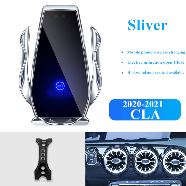 For Mercedes-Benz Car Phone Kickstand Holder Wireless Charger 360 Navigation Bracket Support GPS CLA CLS GLA GLB GLC GLE GLS Vito