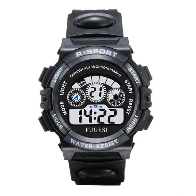 Children's electronic watch color luminous dial life waterproof multi-function electronic watch for boys and girls