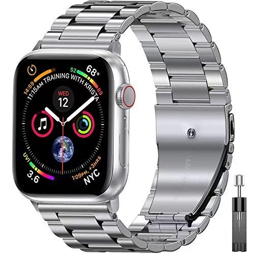 Metal Band for Apple Watch 7 45mm 41mm Band New Stainless Steel Bracelet Wristband for iWatch 6 5 4 3 2 SE 44mm 40mm 42mm Korea