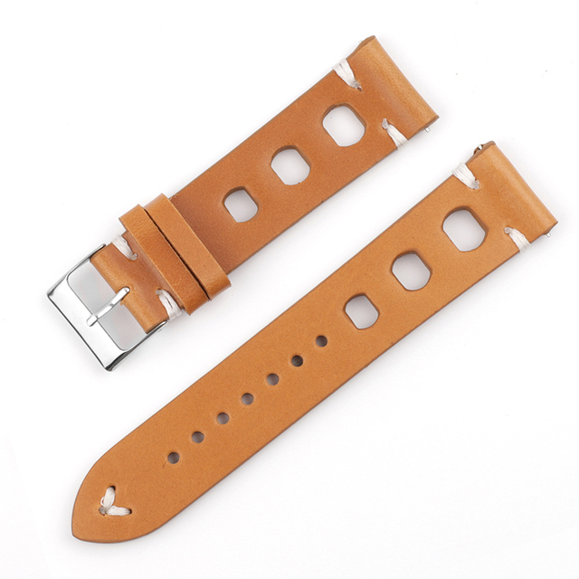 Handmade Vintage Leather Strap Watch Band Watch Accessories Bracelet 18mm20mm 22mm 24mm Red Black Brown Watchband